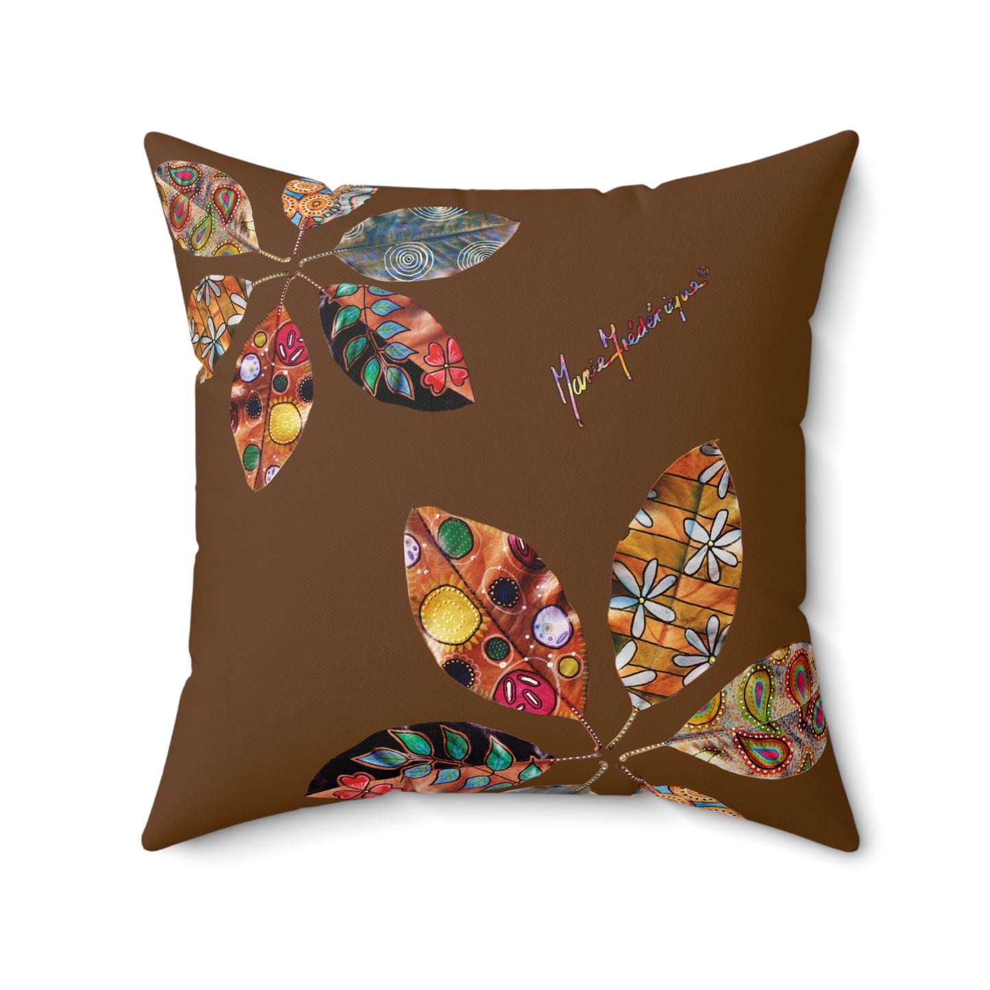 Colorful Leaf Design by artist Marie Frederique