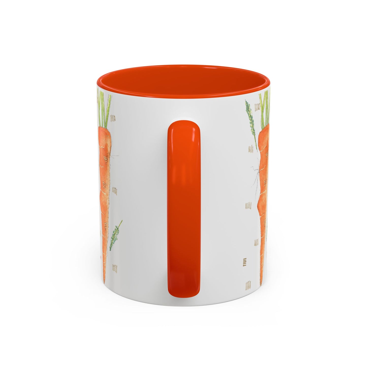 Rainbow Carrot - Colorful Mug by Artist Marie Frederique