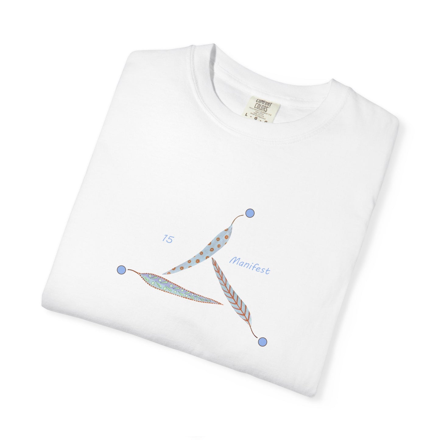 Essassani symbol # 15 "Manifest" - Unisex Garment-Dyed T-shirt by Artist Marie Frederique