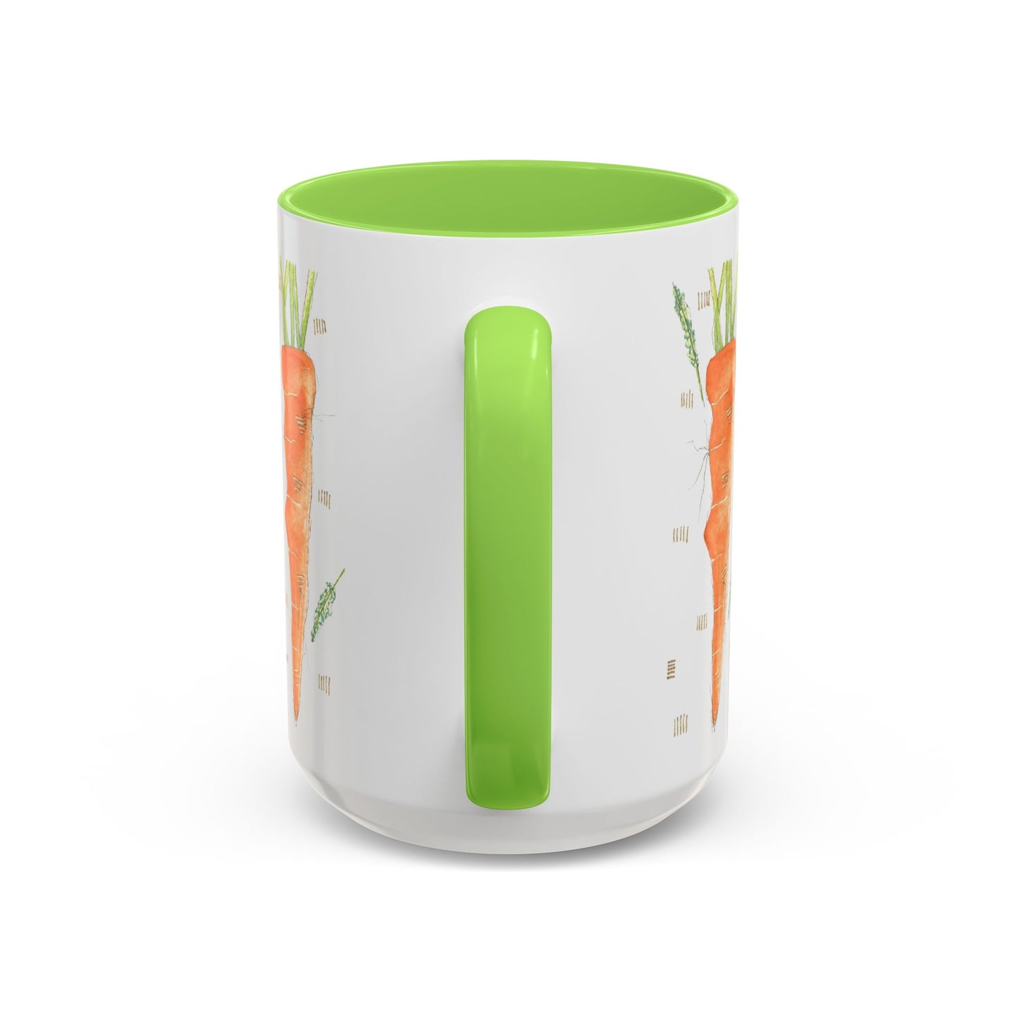 Rainbow Carrot - Colorful Mug by Artist Marie Frederique
