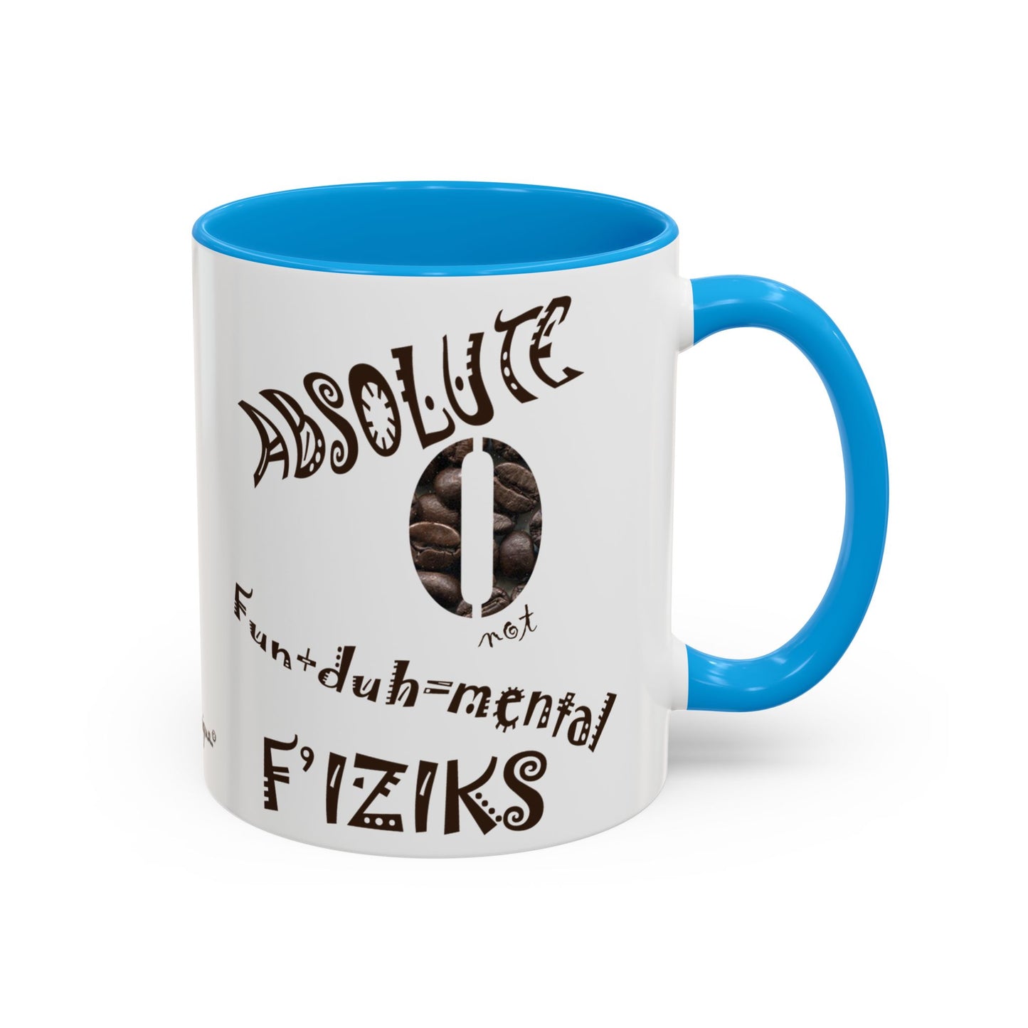 Absolute Zero - Not Fundamental Physics, Mug by Artist Marie Frederique