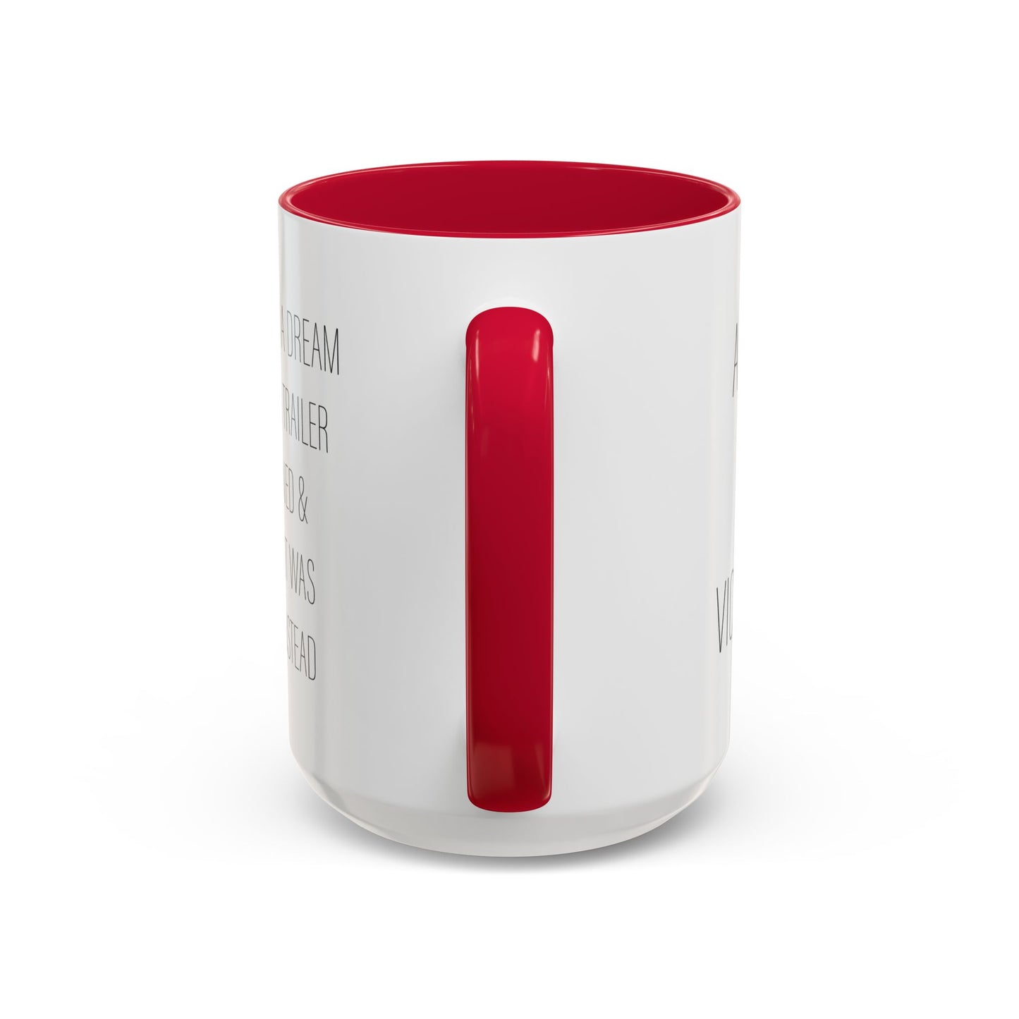 Dream vs Reality, Thought Provoking Mug Design by artist Marie Frederique