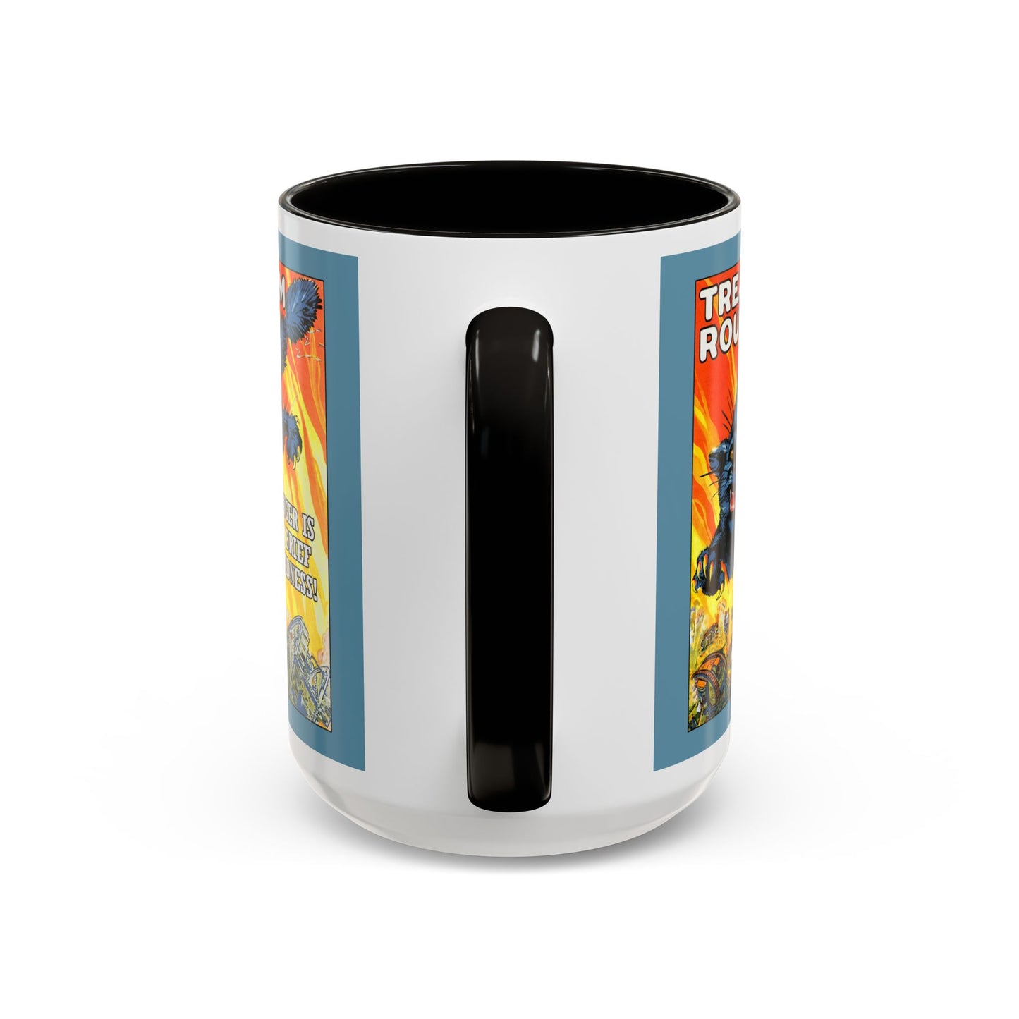 Poster Mug "Anger is a brief madness" - Colorful Mugs