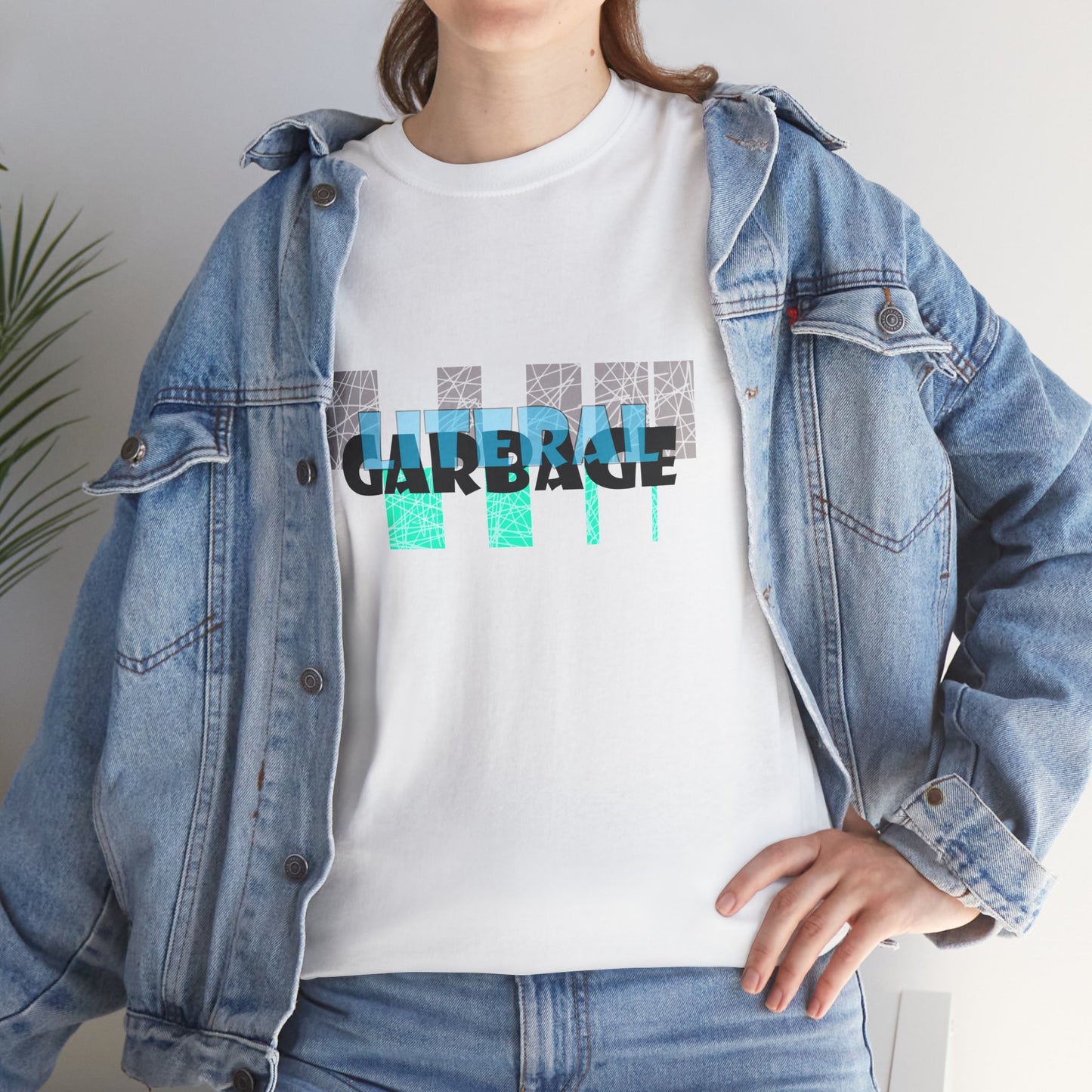 LITERAL GARBAGE Casual Nerd Shirt by artist Marie Frederique