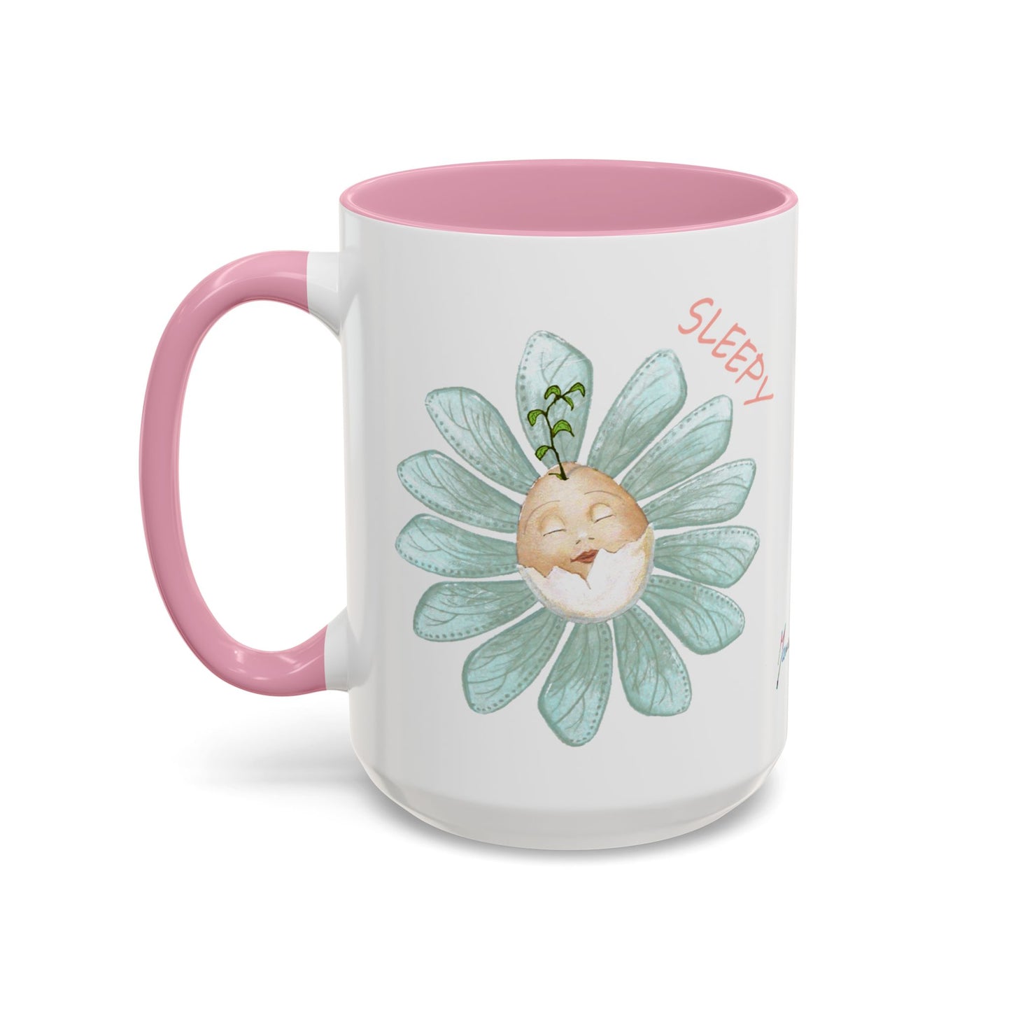 Whimsical Egg Crate 2 mug, by Artist Marie Frederique