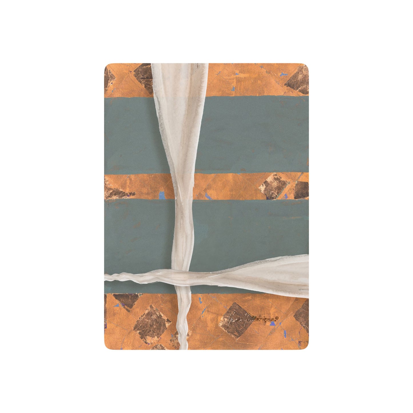 Go with the flow 2, Elegant Poker Playing Cards Set - Perfect for Game Nights & Gatherings by artist Marie Frederique