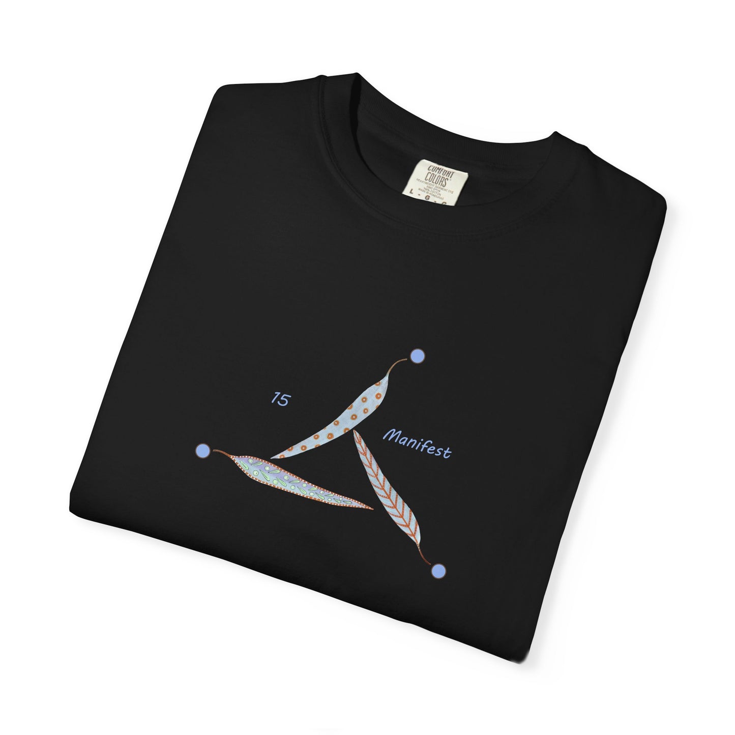 Essassani symbol # 15 "Manifest" - Unisex Garment-Dyed T-shirt by Artist Marie Frederique