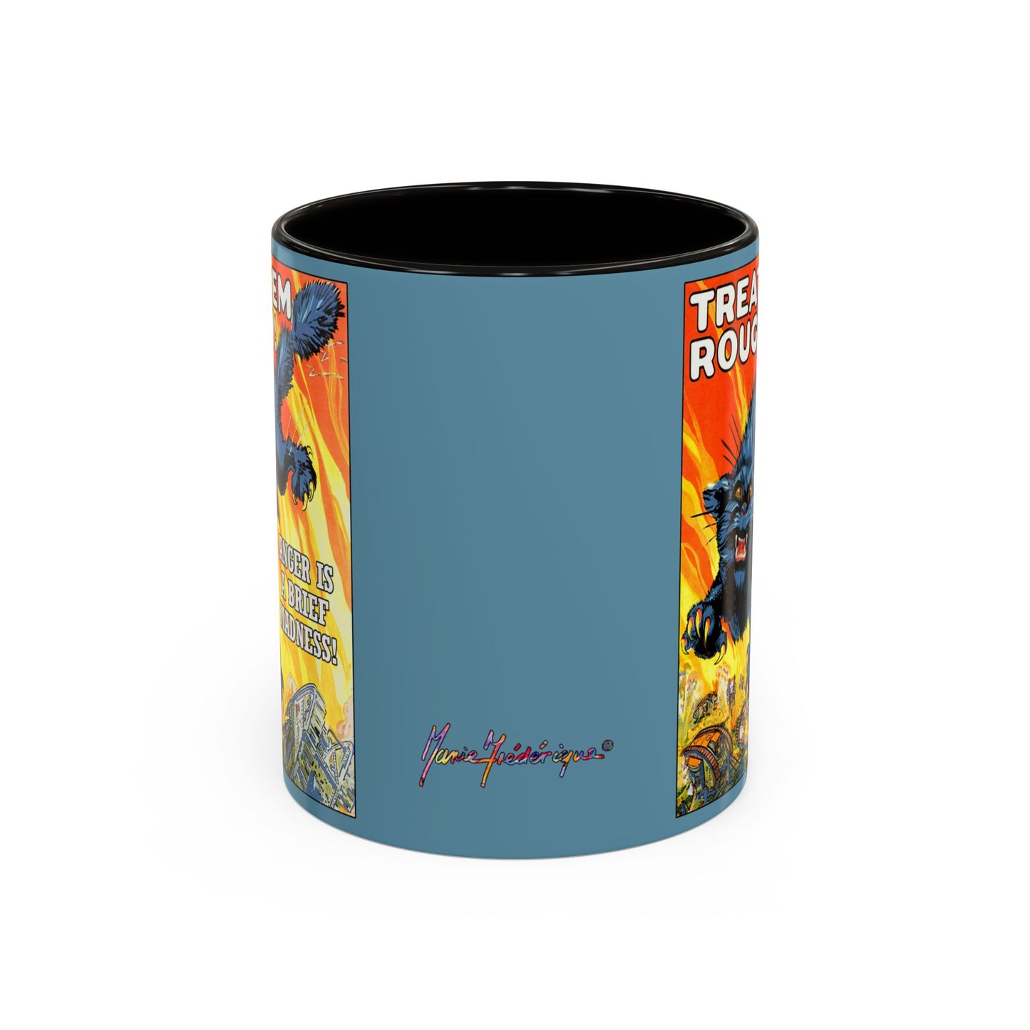 Poster Mug "Anger is a brief madness" - Colorful Mugs