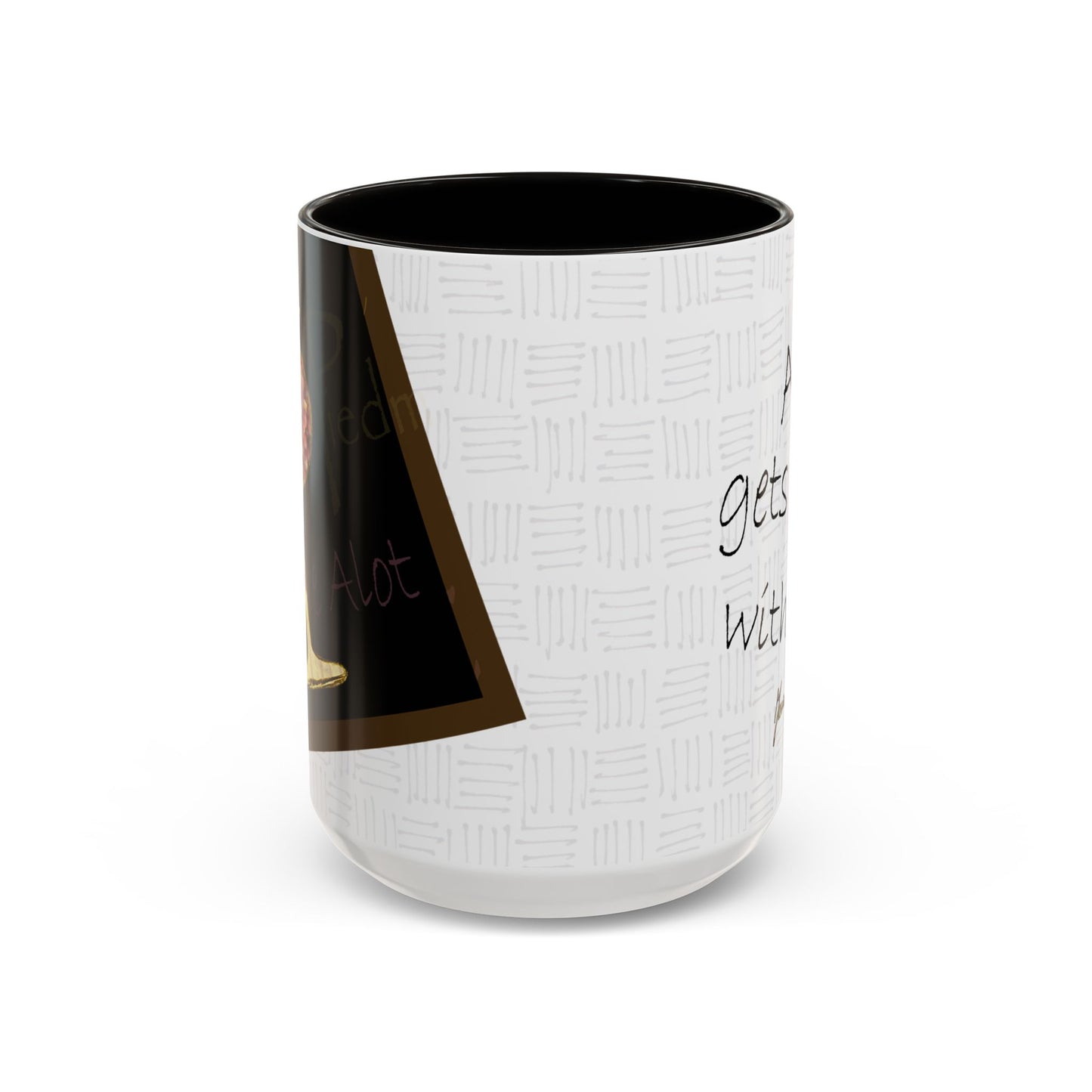 Wine a lot - "Age, gets better with wine" Mug by Artist Marie Frederique