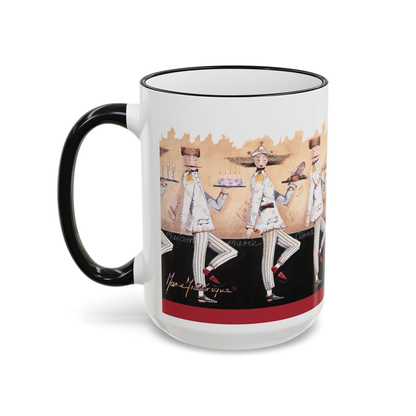 Night out — "Hurry up and wait - er" Chefetteville Art Coffee Cup (11oz/15oz)