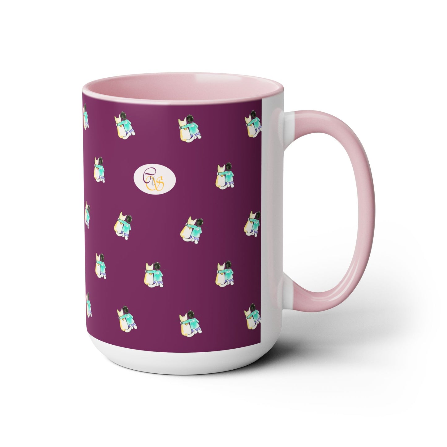 CTS Purple - Coffee Mug 15oz by Artist Marie Frederique