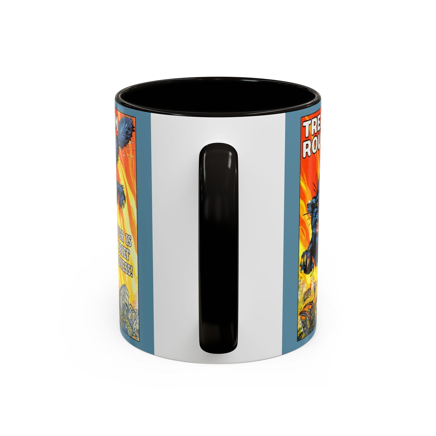 Poster Mug "Anger is a brief madness" - Colorful Mugs