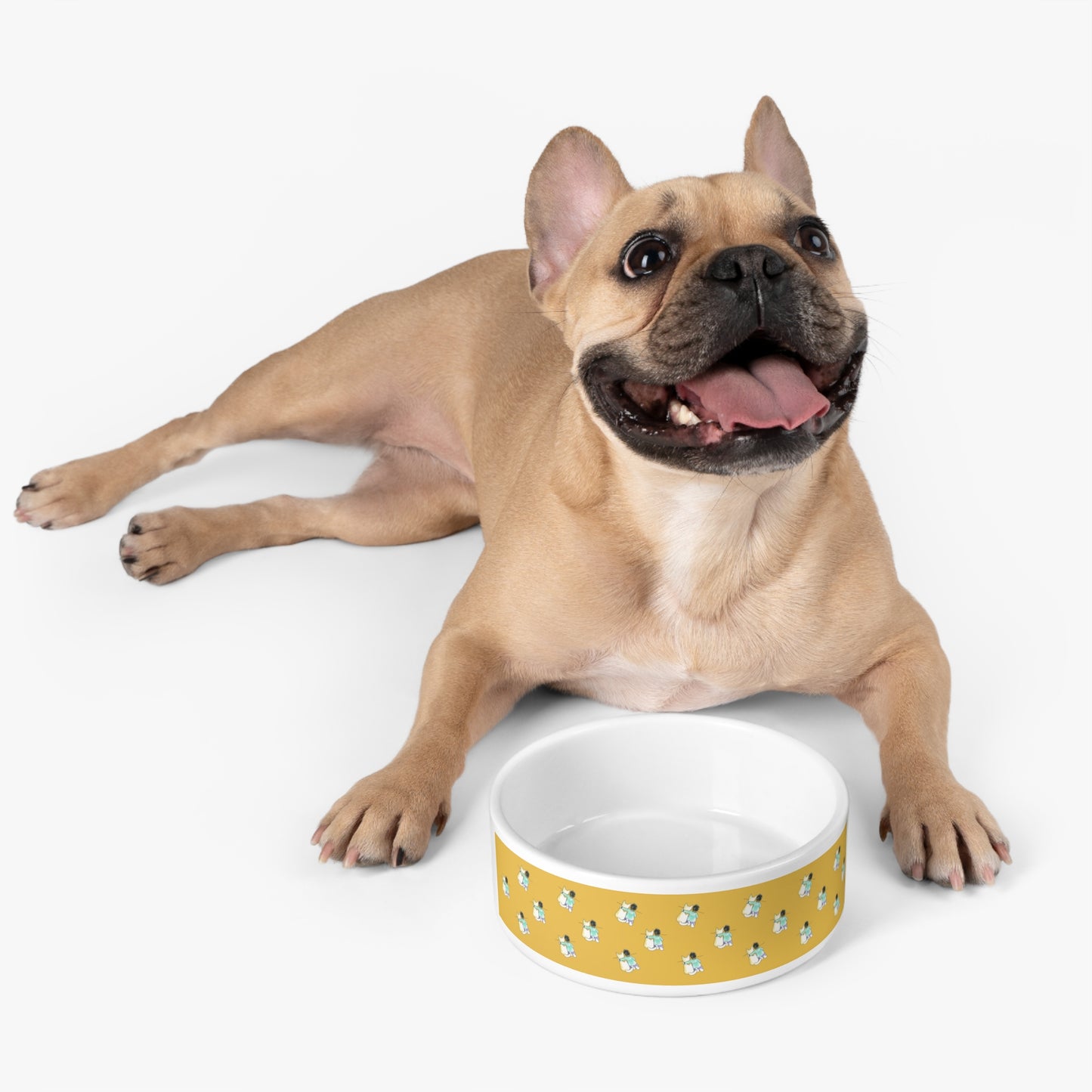 CTS Pet Bowl in gold BY Artist Marie Frederique