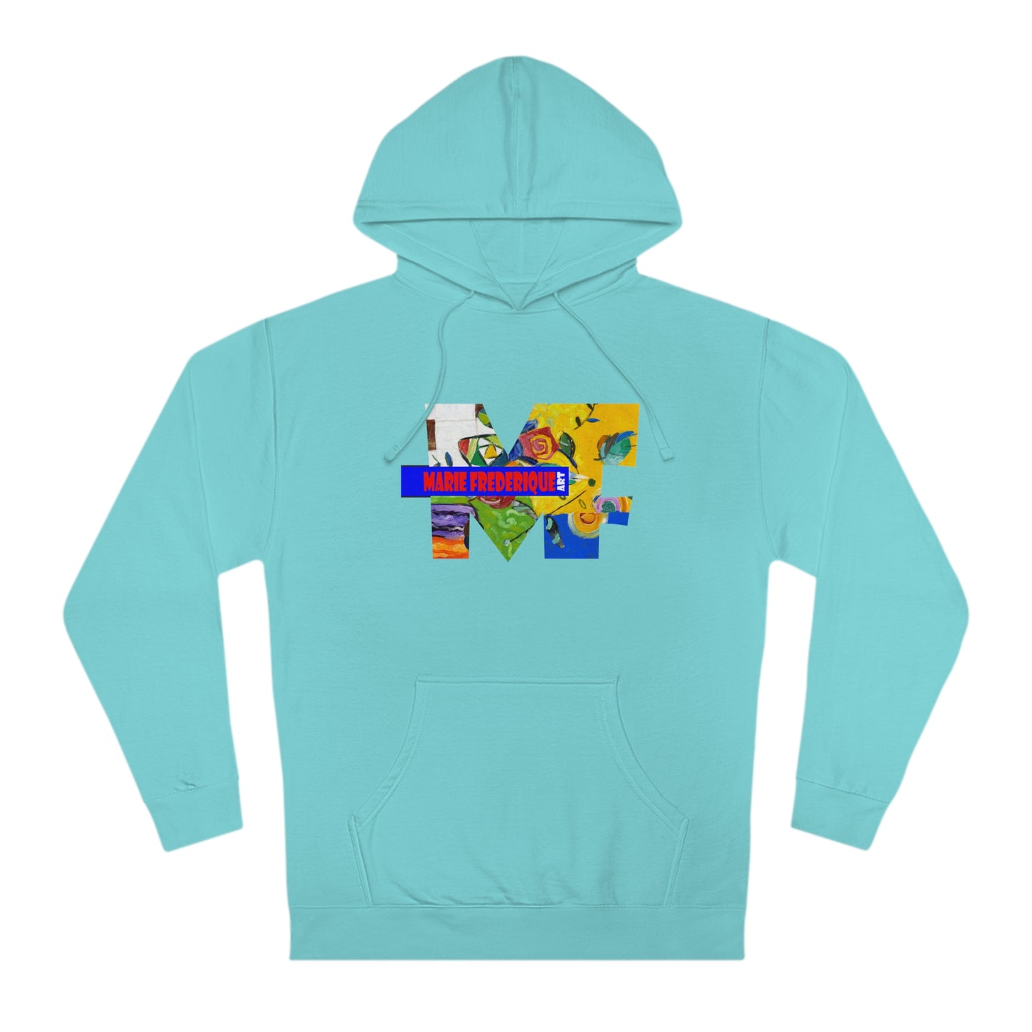 MF ART, Abstract Celebration - Unisex Hooded Sweatshirt by artist Marie Frederique