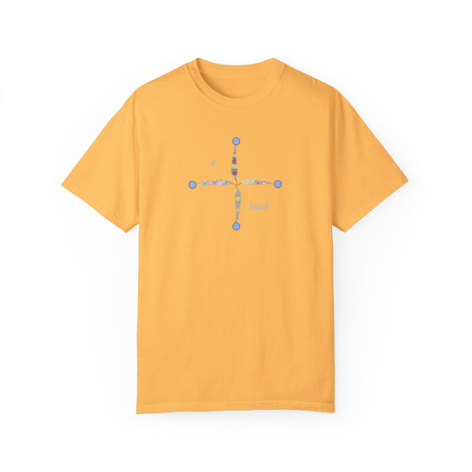 Essassani symbol # 2 "Expand" - Unisex Garment-Dyed T-shirt by Artist Marie Frederique