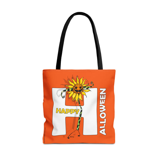 HALLOWEEN Happy Muscle Flex, Tote Bag by artist Marie Frederique