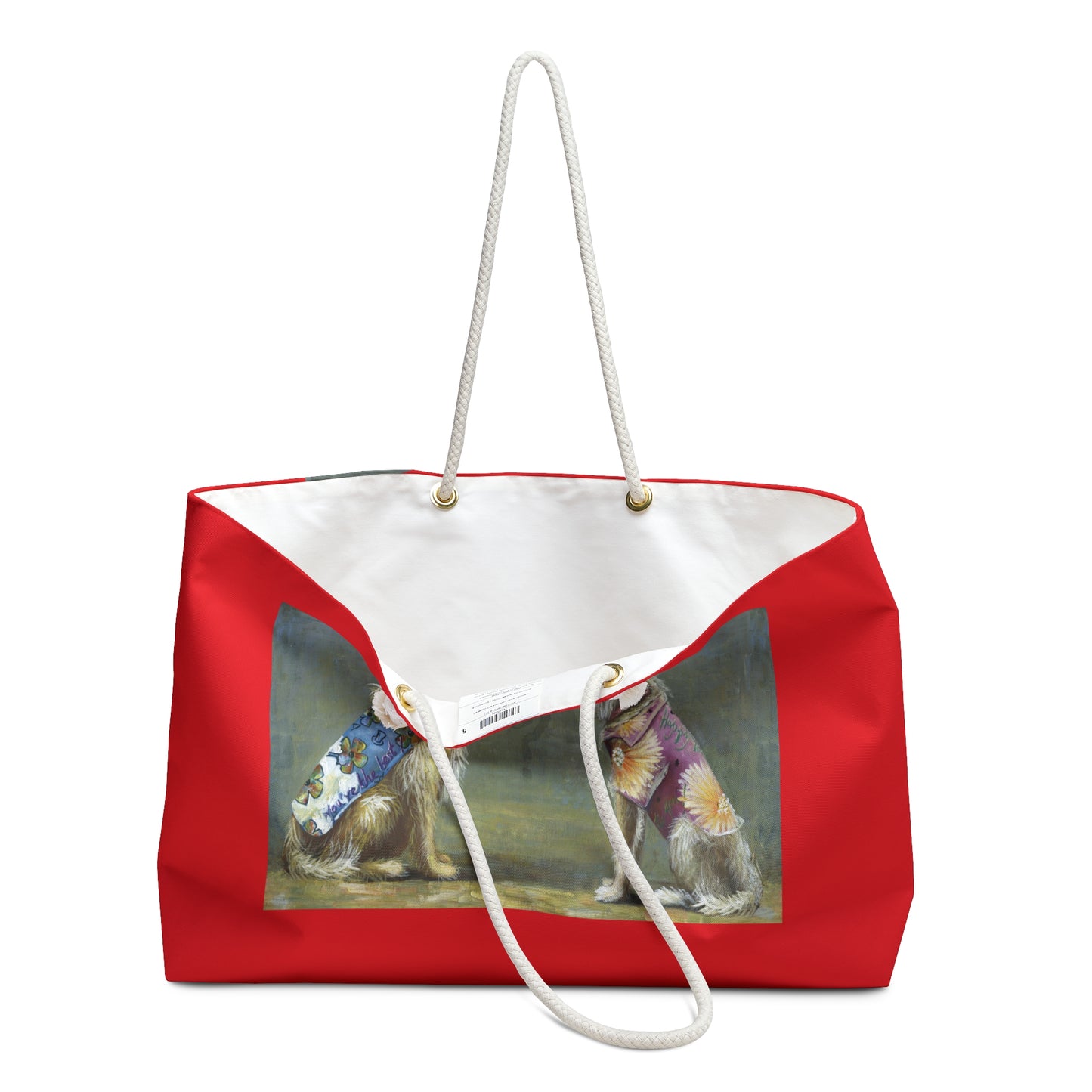 Weekender Bag for Dog lovers- Adult humor by artist Marie Frederique