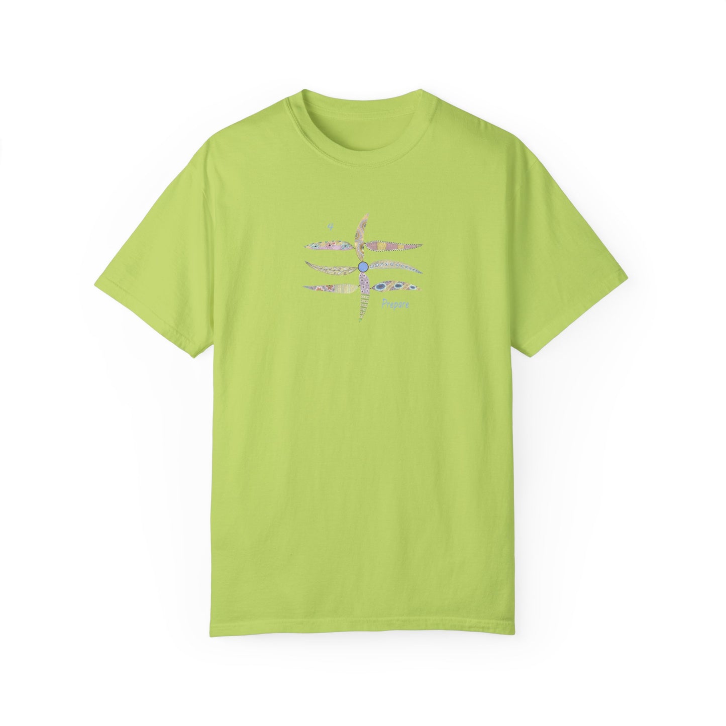 Essassani symbol # 4 "Prepare" - Unisex Garment-Dyed T-shirt by Artist Marie Frederique