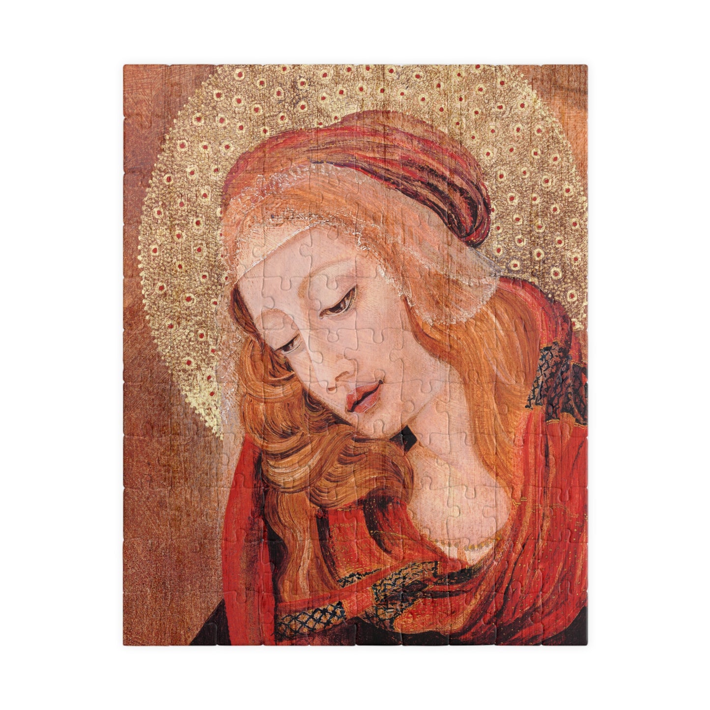 Madonna Icon Jigsaw Puzzle by Artist Marie Frederique - Puzzle (110, 252, 520, 1014-piece)