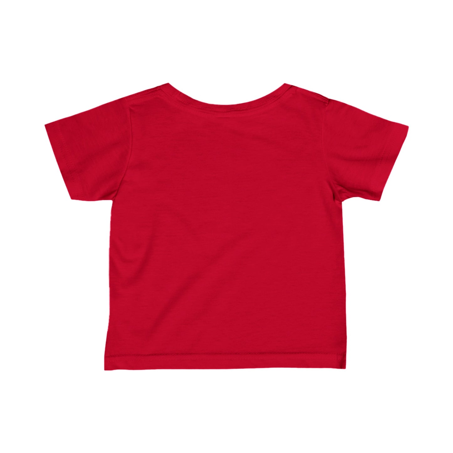 Curious Cow - Infant Fine Jersey Tee by Artist Marie Frederique in 5 color options. White, Apple, Light Blue, Pink and Red