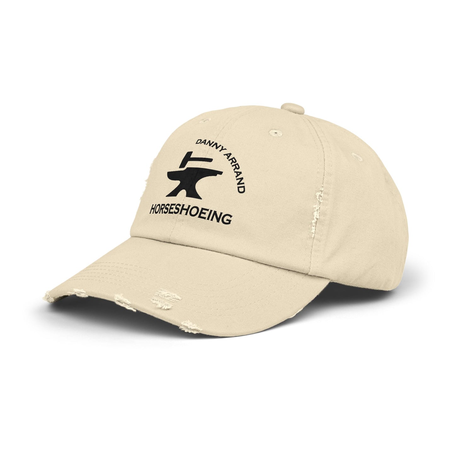 Danny Arrand Horseshoeing Unisex Distressed Cap 100% cotton