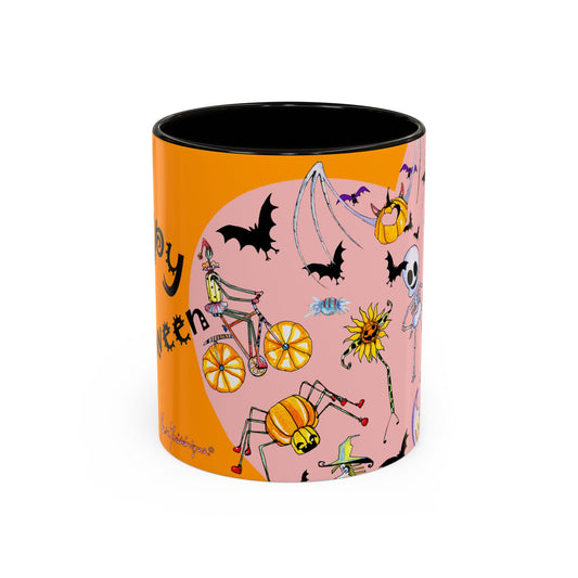 Whimsical Halloween Mug by artist Marie Frederique