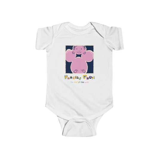 Pouchy Pooh - Infant Fine Jersey Bodysuit in 2 colors By Artist Marie Frederique