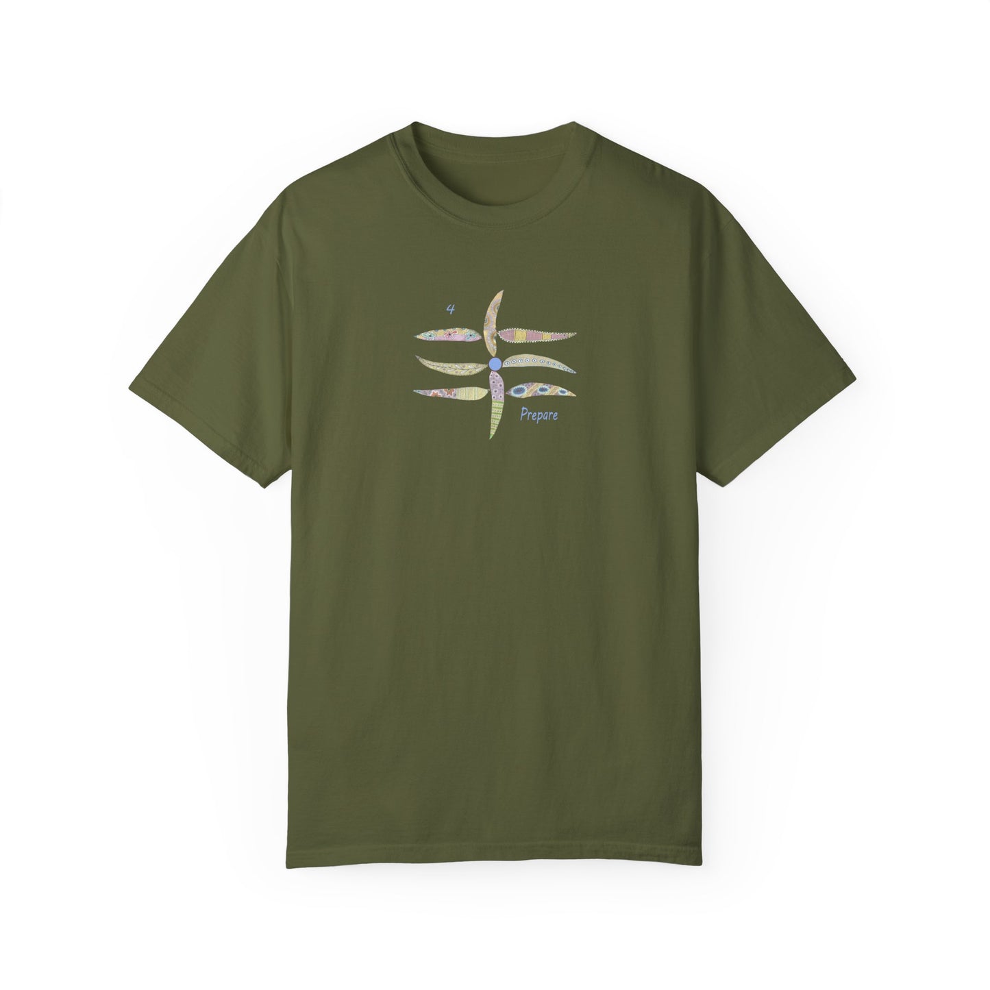 Essassani symbol # 4 "Prepare" - Unisex Garment-Dyed T-shirt by Artist Marie Frederique