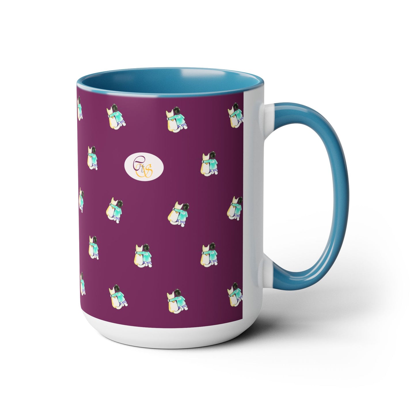 CTS Purple - Coffee Mug 15oz by Artist Marie Frederique
