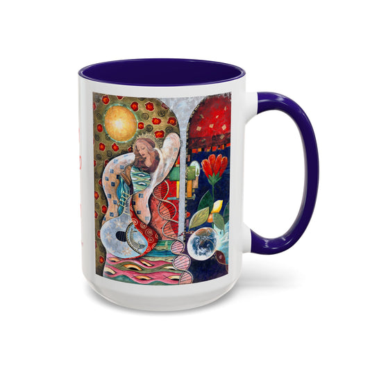 Gaia - Colorful Mug by Artist Marie Frederique