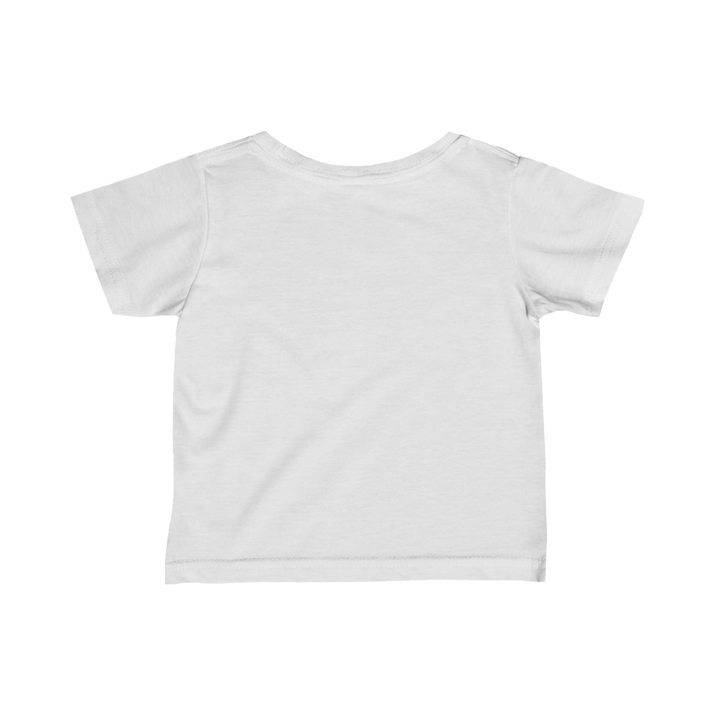 Curious Cow - Infant Fine Jersey Tee by Artist Marie Frederique in 5 color options. White, Apple, Light Blue, Pink and Red