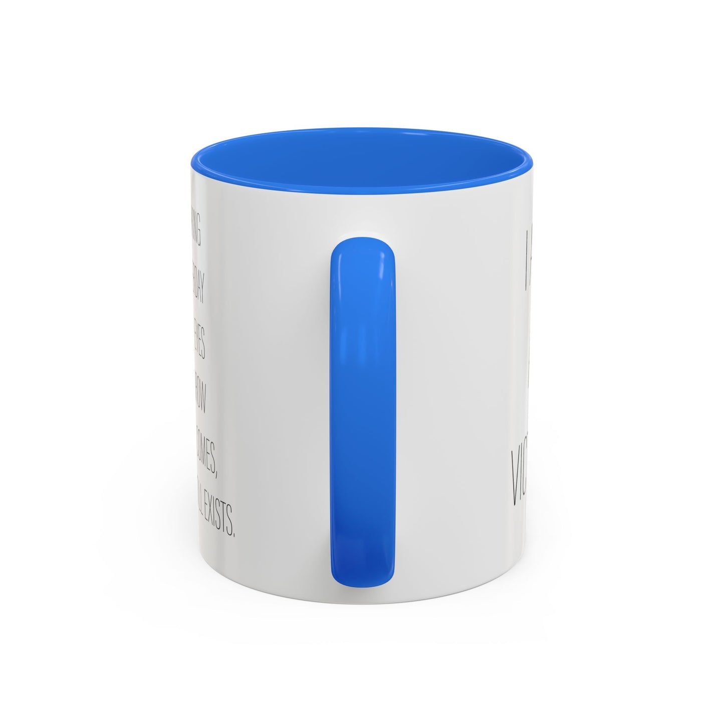 Looking for yesterday, Colorful Mug by Artist Marie Frederique
