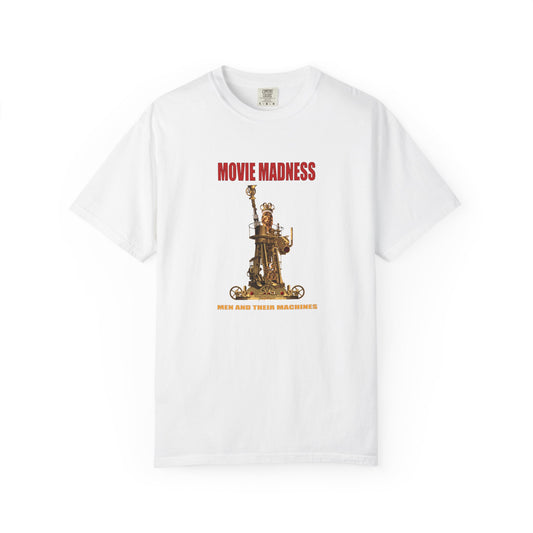Movie Madness T-shirt - Statue of liberty made from machine parts by artist Marie Frederique