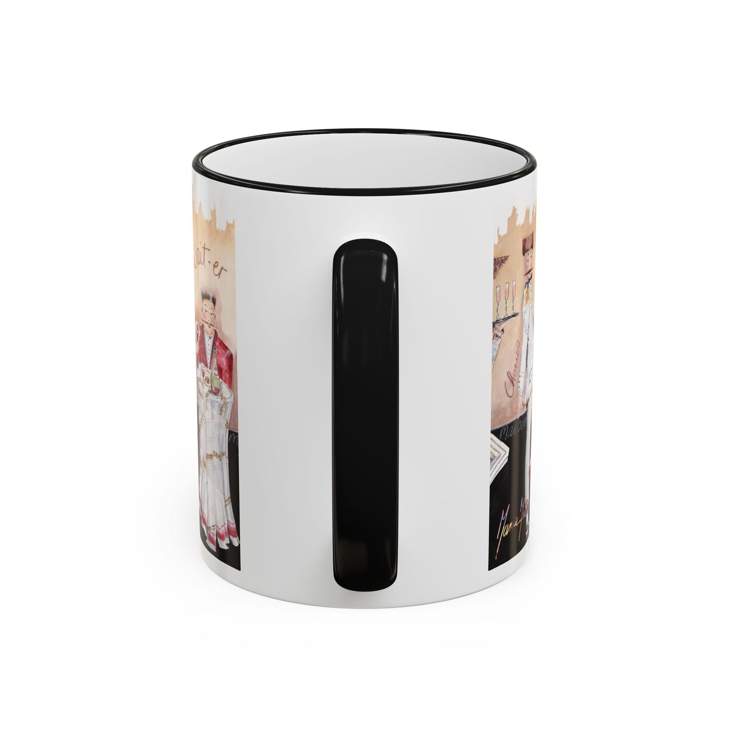 Night out — "Hurry up and wait - er" Chefetteville Art Coffee Cup (11oz/15oz)