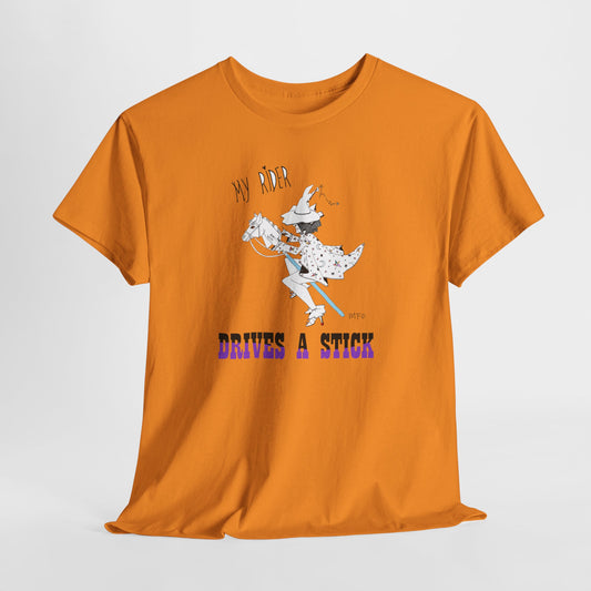 Horse riding, Halloween 'My Rider Drives a Stick' by artist Marie Frederique