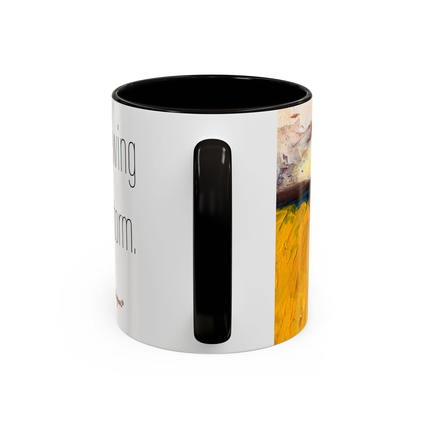 Brewing up a Storm, Colorful Mug by Artist Marie Frederique