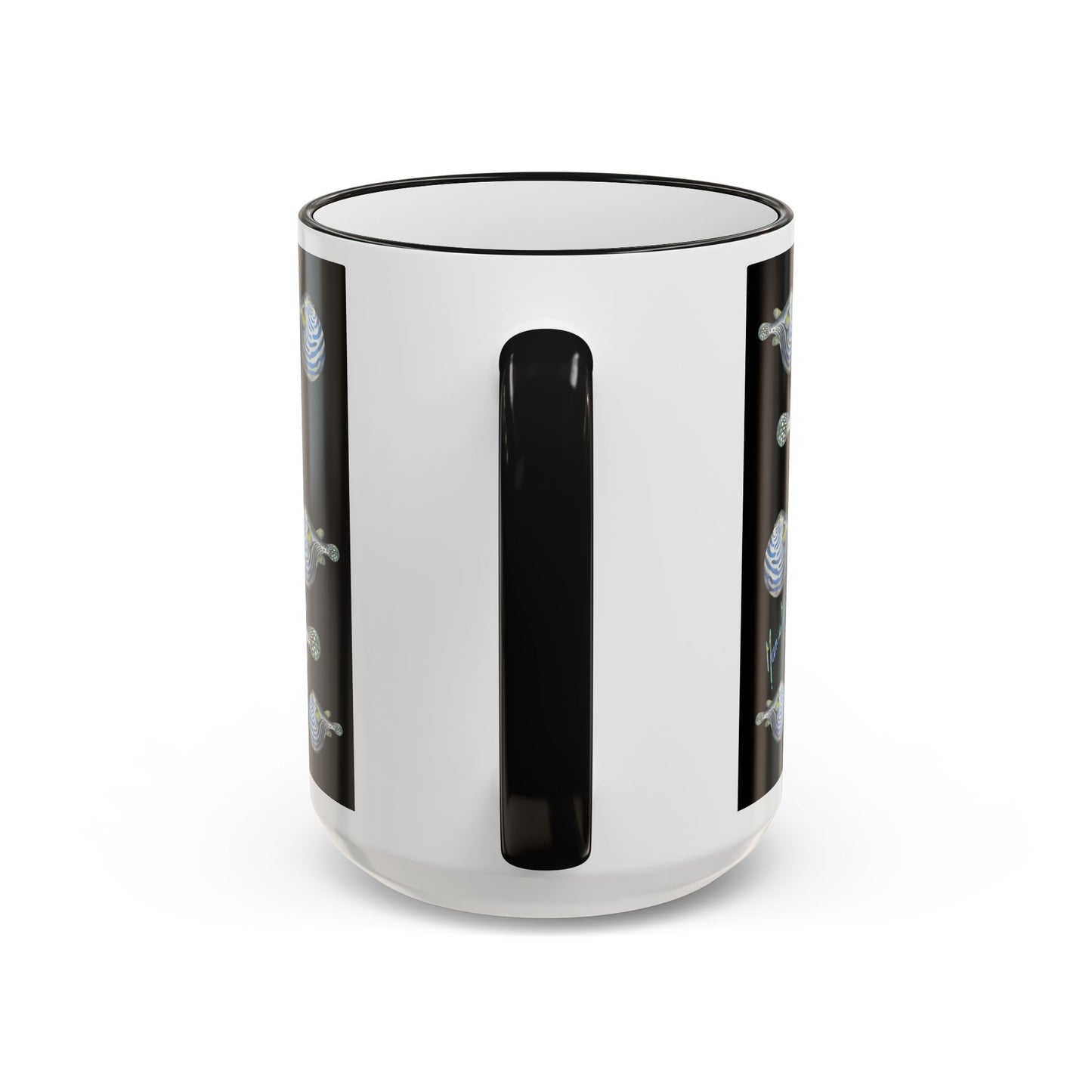 Blowfish Accent Mug — Coffee Cup (11oz/15oz) by artist Marie Frederique
