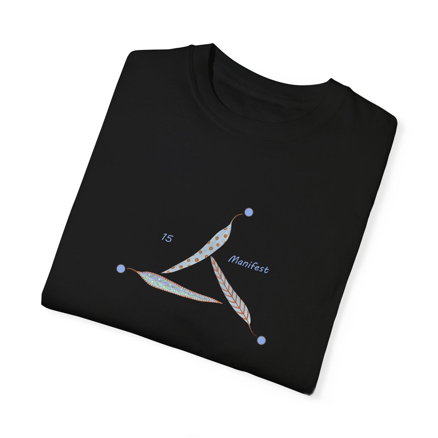 Essassani symbol # 15 "Manifest" - Unisex Garment-Dyed T-shirt by Artist Marie Frederique