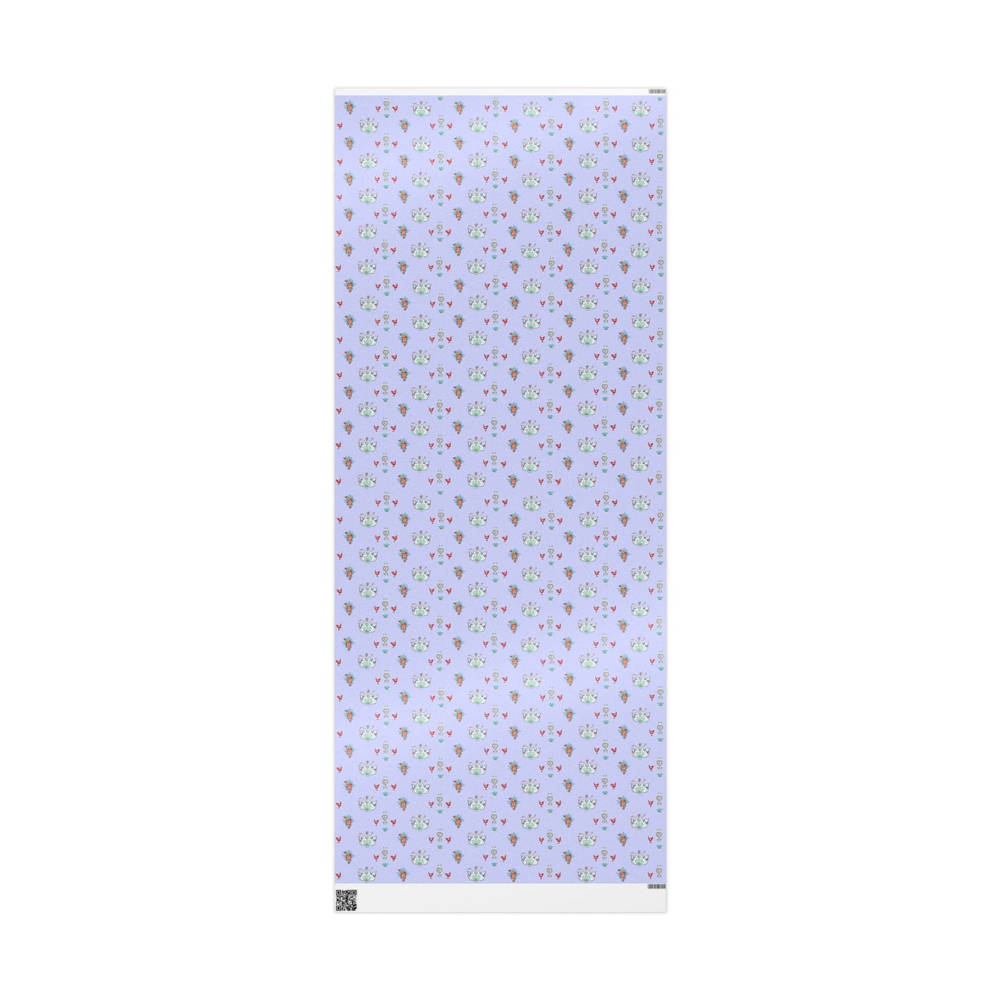 Lavender Tropical Dancer Wrapping Paper — Gift Wrap for Birthdays & Playful Occasions by artist Marie Frederique