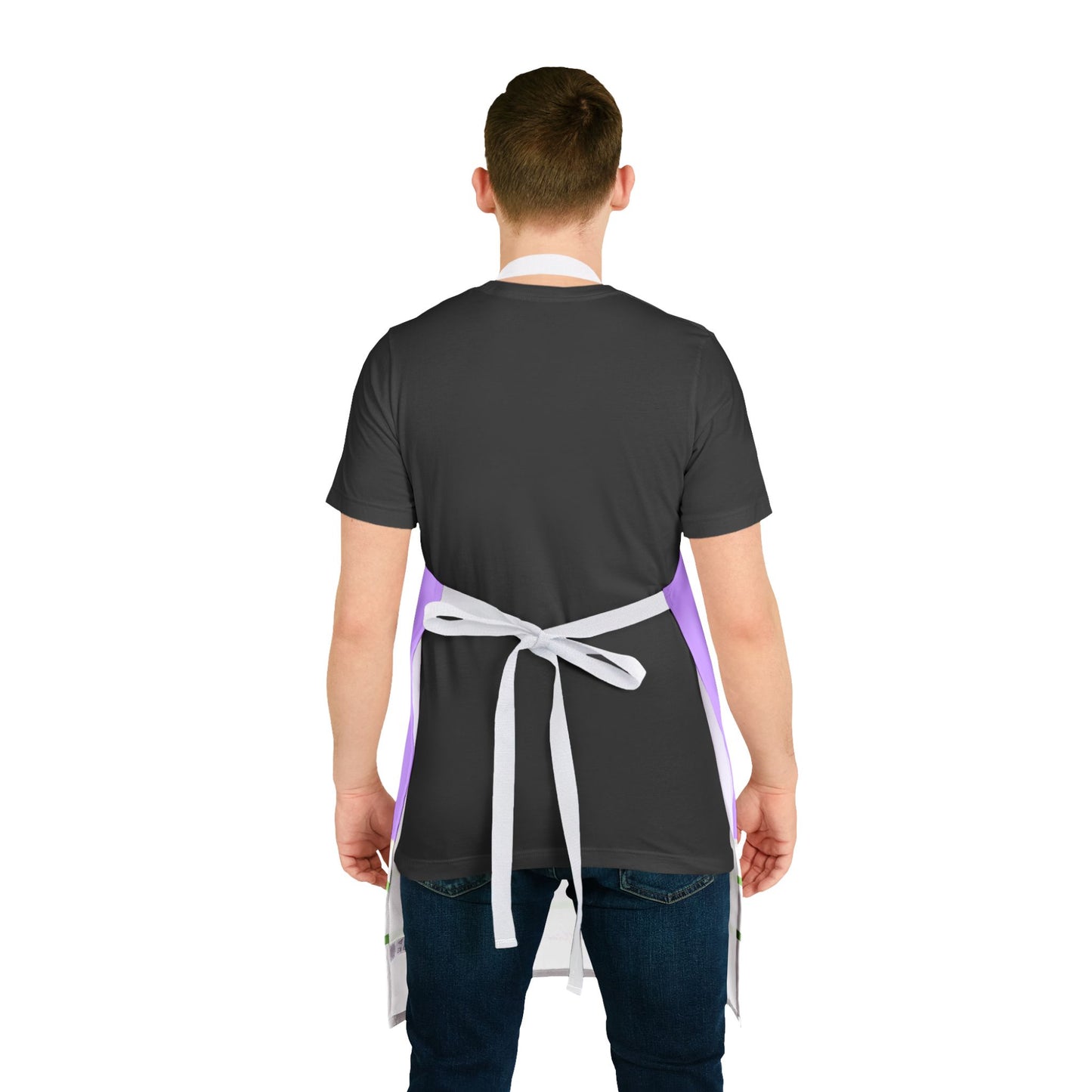 Fiig Topiary Apron — Lavender Kitchen Gardening Gift by artist Marie Frederique