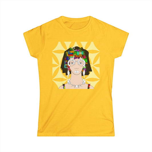 Jolene, Colorful Graphic Women's Tee - by artist Marie Frederique