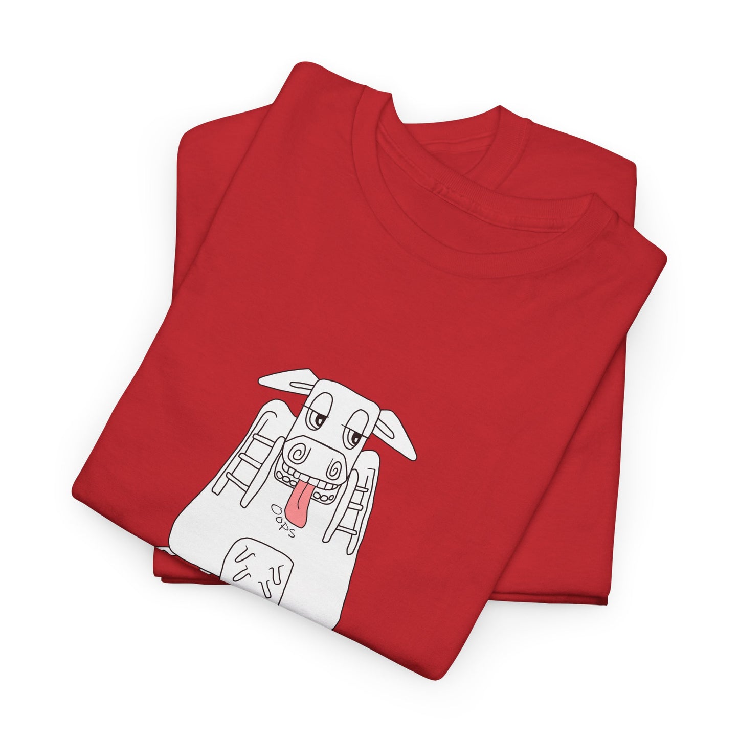 Quirky 'Manure Occureth' Heavy cotton Tee Design by artist Marie Frederique