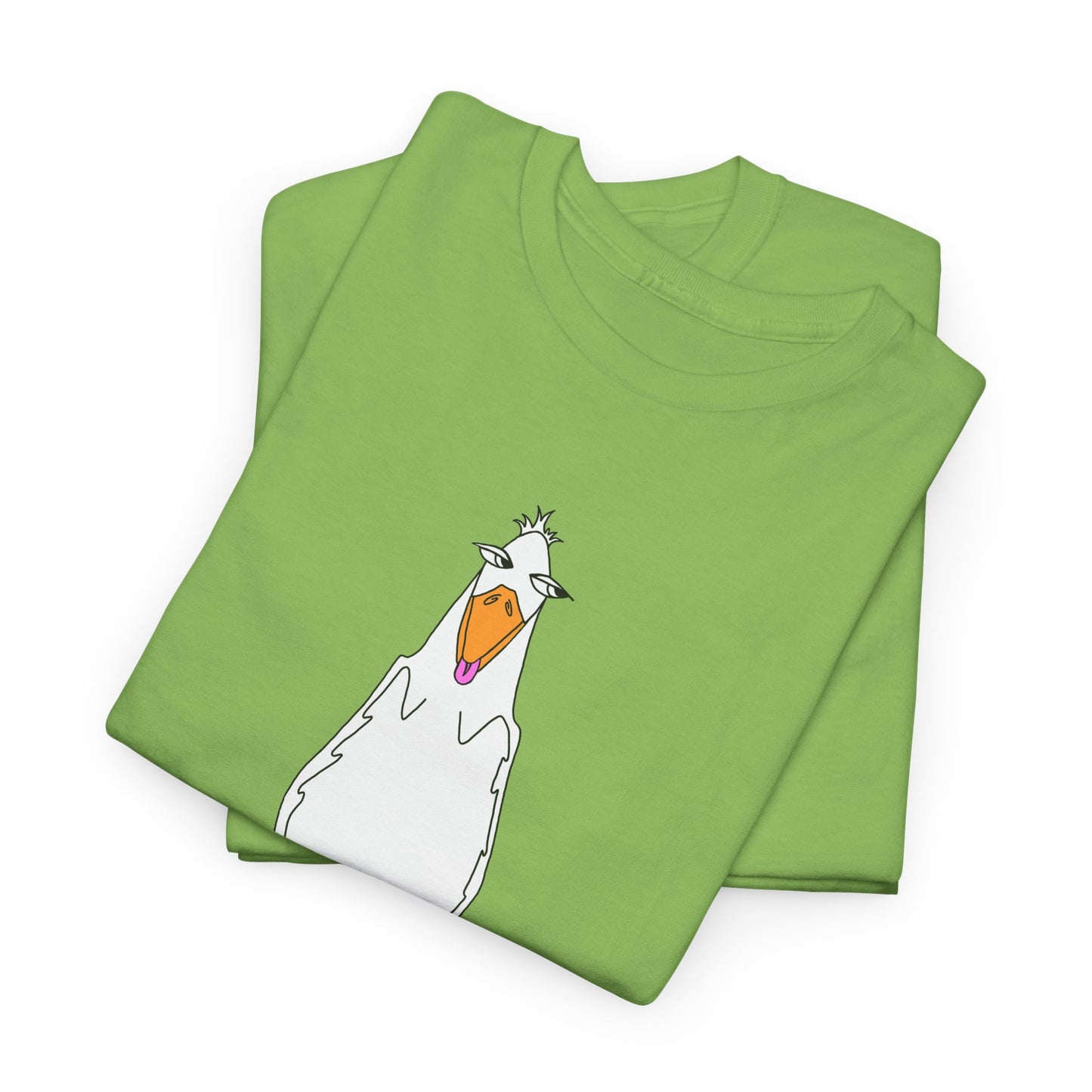 Duck lovers - You're Driving me Quackers! whimsical duck - Unisex Heavy Cotton Tee by artist Marie Frederique