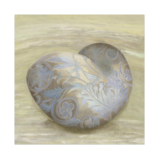 Serene Shell 2 printed Art Canvas by artist Marie Frederique