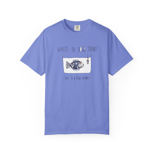 Fish Tank Collection, Cat Fish Aquarium T-Shirt by artist Marie Frederique