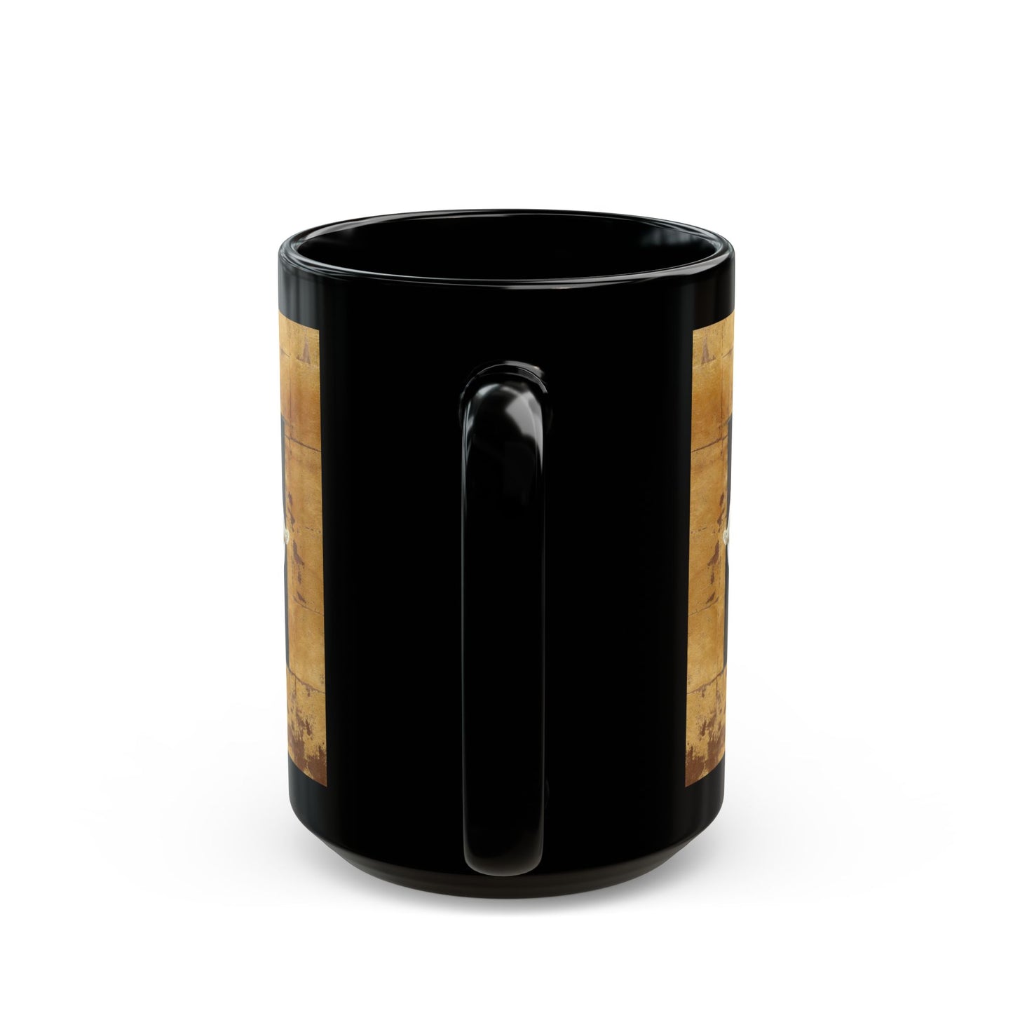 CTS Collection - Asian horse 1, Black Mug (11oz, 15oz) By Artist Marie Frederique