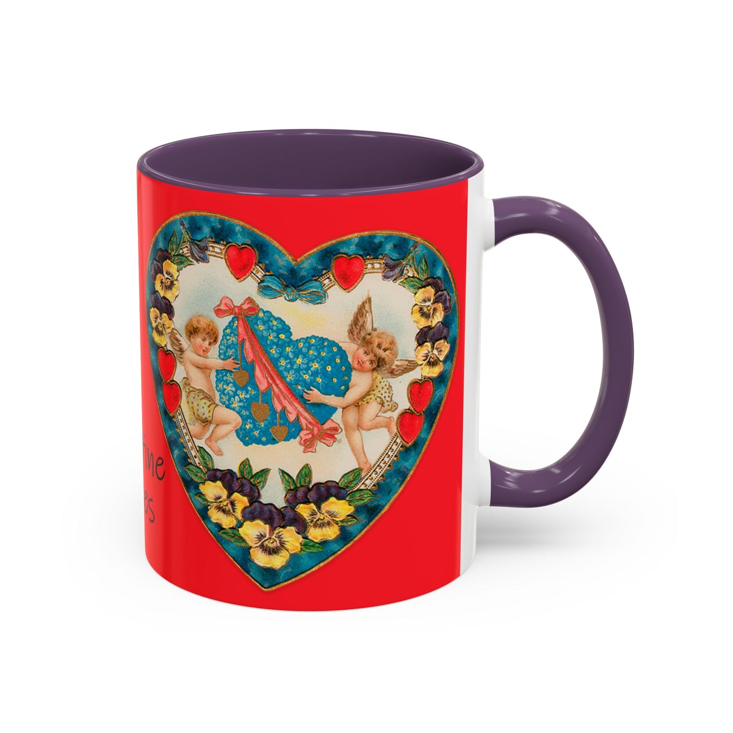 Valentine Hearts image mug 11oz or 15 oz