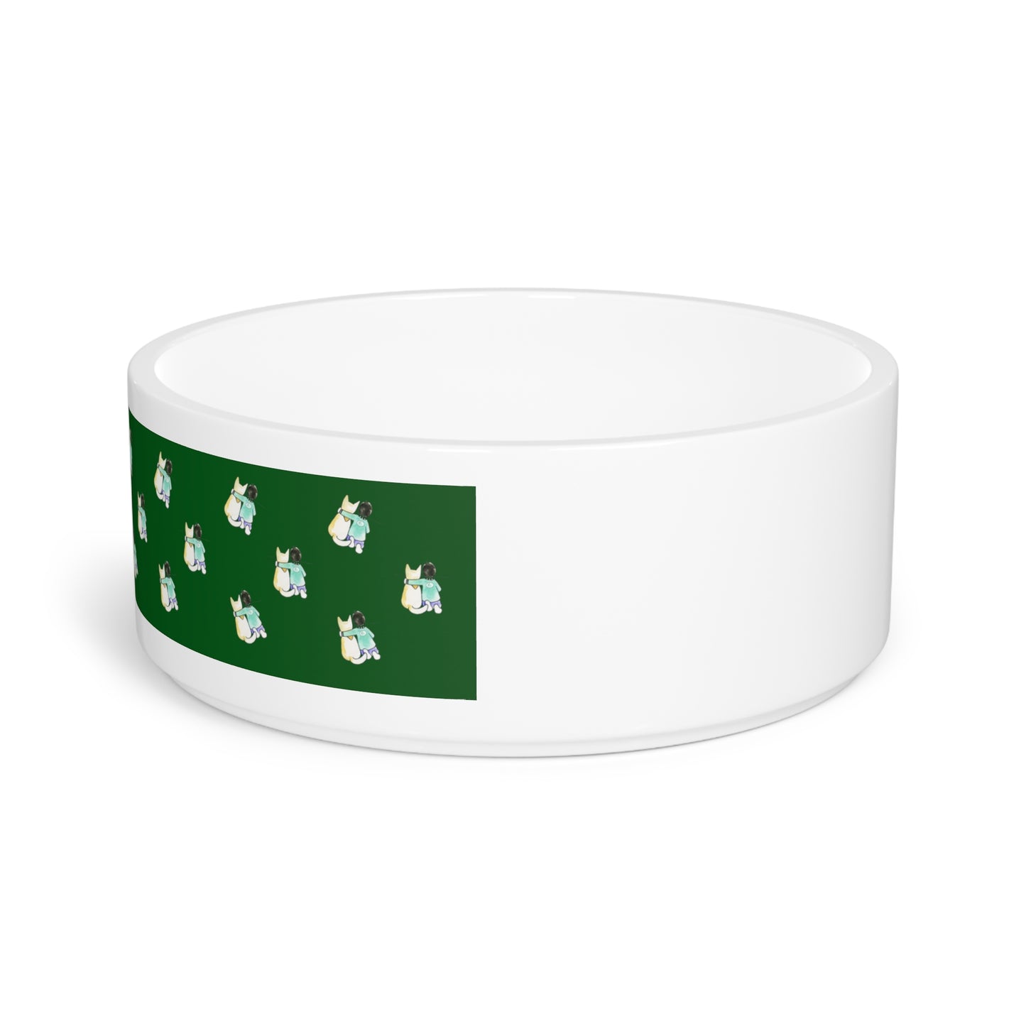 CTS Pet Bowl in green by Artist Marie Frederique