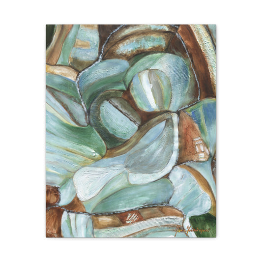 Abstract Nature Canvas Art Print by artist Marie Frederique
