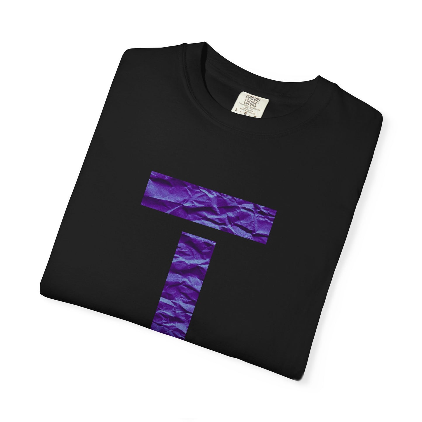 T symbol in violet, Star energy Unisex Garment-Dyed T-shirt by artist Marie Frederique